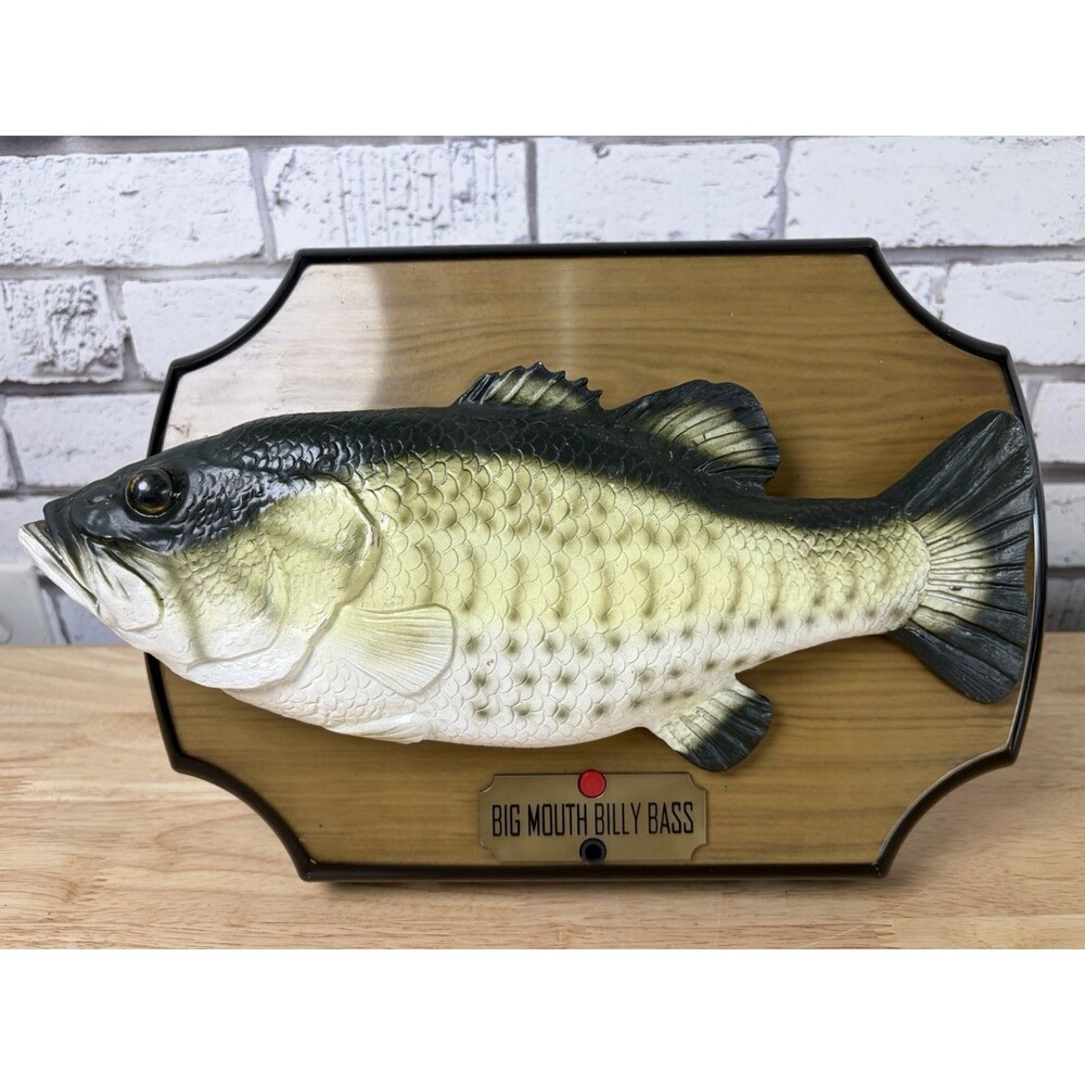 Big Mouth Billy Bass Gemmy Original Singing Fish Vintage 1999 Tested Works